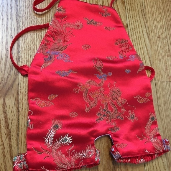 Vintage Infant Baby Girls Red Top - Picture 7 of 12